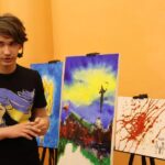 У Запоріжжі відкрилася виставка юного митця з Бердянська Космо-Макса
