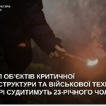 Диверсії проти інфраструктури та військових об’єктів: у Дніпрі судитимуть 23-річного чоловіка