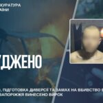 У Запоріжжі чоловіка засудили до 15 років за підпал авто, підготовку диверсії та замах на вбивство військового