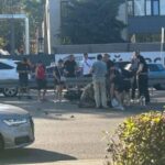 У Дніпрі зіткнулися автомобіль та два мотоцикли: є постраждалі