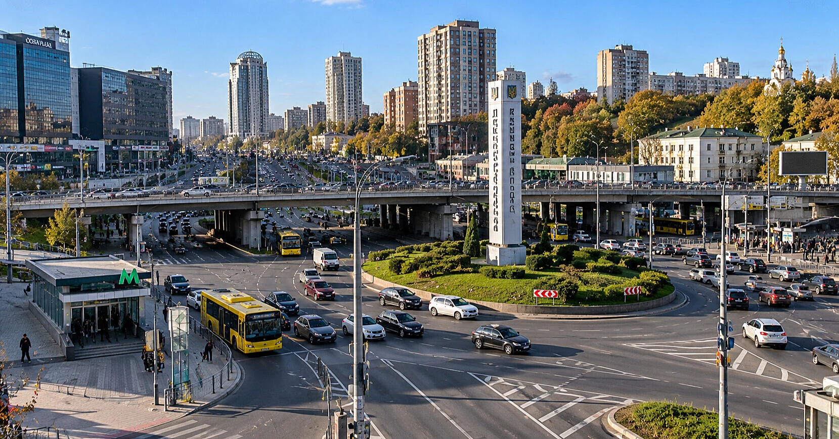 У Києві майже на два місяці обмежать рух на Деміївській площі